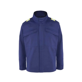 Alev Almaz Kaynakçı Ceketi Lacivert