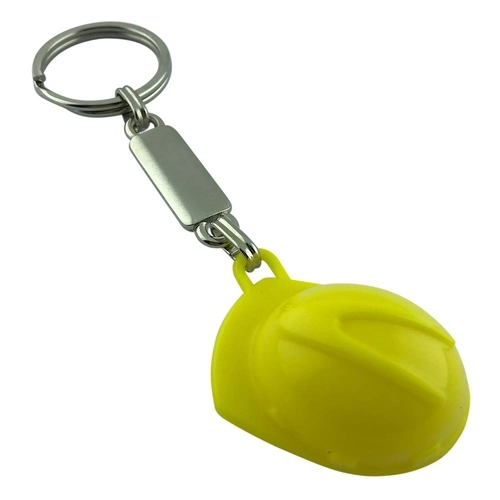 Plastik Baret Anahtarlık